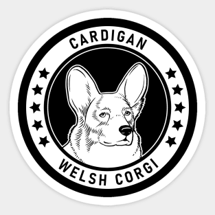 Cardigan Welsh Corgi Fan Gift Sticker